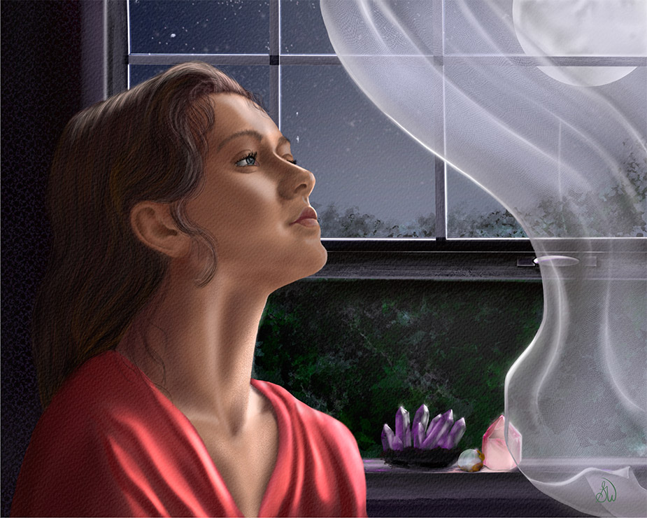 Home "A Moonlit Night' the third part of the 3 part series "Windows".