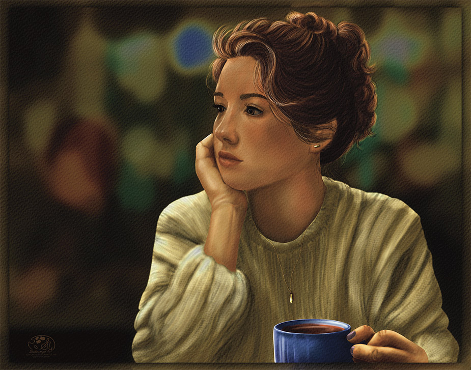 Home "Waiting" a narrative digital composition.