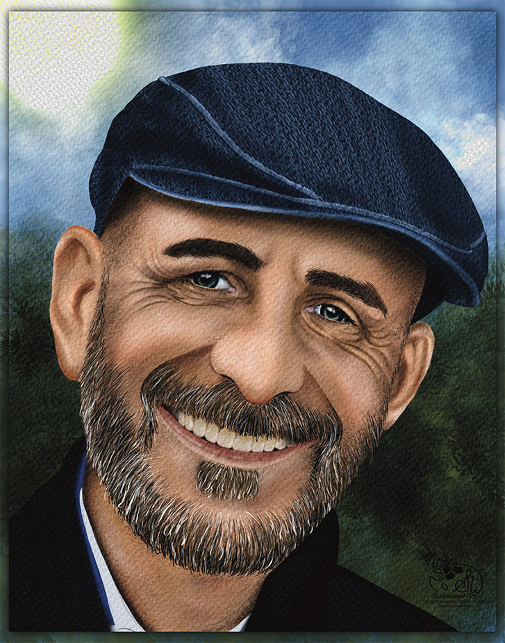 Home "Easy Company" a digital portrait by Sharon O'Shea Wood.